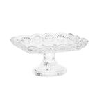 Centro De Mesa Em Cristal Com Pé Wolff Starry 17x9cm