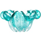 Centro De Mesa Em Vidro Italy Murano 24x11cm Tiffany Lyor 4467