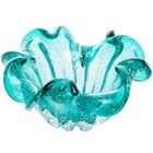 Centro De Mesa Em Vidro Italy Murano 24x11cm Tiffany Lyor 4467
