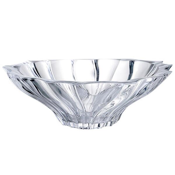 Centro De Mesa Em Vidro Studio Crystal Plantik 34x12cm