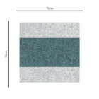 Centro De Mesa Flor Abstrata 70cm X 70cm Único