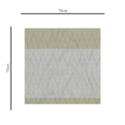 Centro De Mesa Flor Abstrata 70cm X 70cm Único