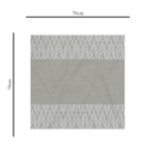 Centro De Mesa Flor Abstrata 70cm X 70cm Único