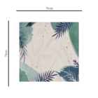 Centro De Mesa Flores Minimalista 70cm X 70cm Único