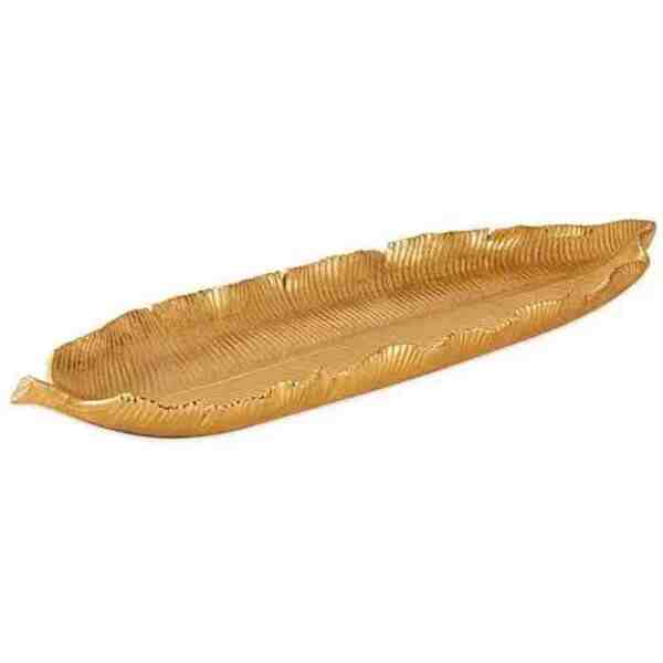 Centro De Mesa Folha Em Poliresina 13245 Mart