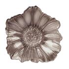 Centro De Mesa Folhagem Petala Em Vidro L42xp44xa9cm Cor Cobre