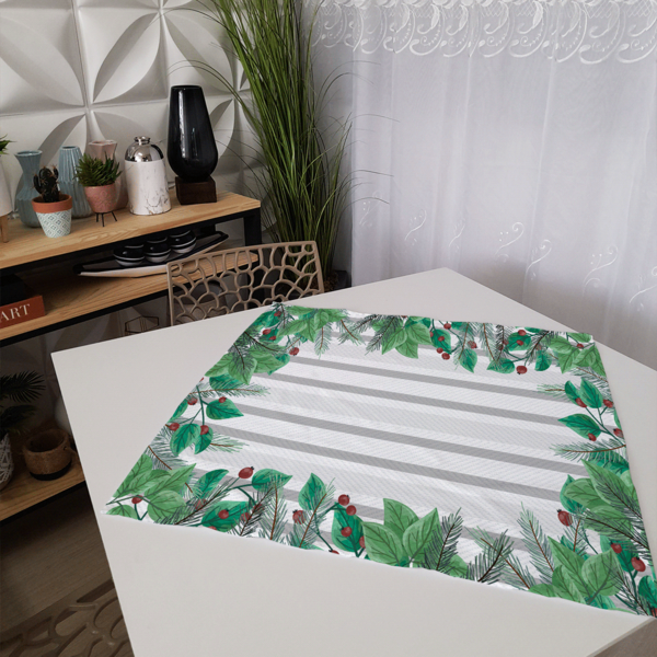 Centro De Mesa Folhagens 70cm X 70cm Único