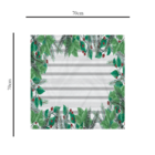 Centro De Mesa Folhagens 70cm X 70cm Único