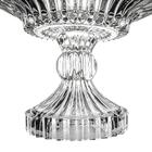 Centro De Mesa Fruteira De Vidro 28cm Transparente Brasilia -