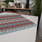 Centro De Mesa Geométrico Com Linhas 70cm X 70cm Único