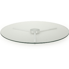 Centro De Mesa Giratório 70cm Vidro Incolor Forma Collection