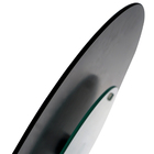 Centro De Mesa Giratório Ø70cm Vidro Preto Forma Collection