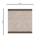 Centro De Mesa Grãos De Café 70cm X 70cm Único