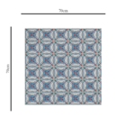 Centro De Mesa Ladrilho Português 70cm X 70cm Único