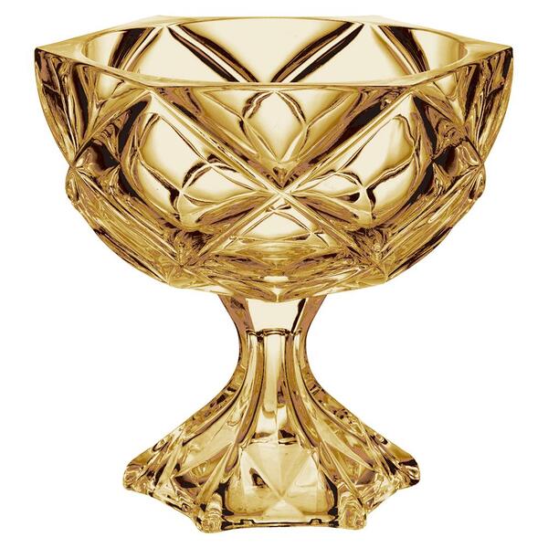 Centro De Mesa L'hermitage Bruxelas Pé Em Cristal Ecológico