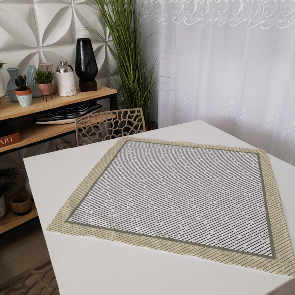 Centro De Mesa Listras 70cm X 70cm Único