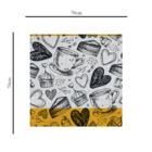 Centro De Mesa Love 70cm X 70cm Único