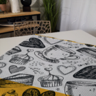 Centro De Mesa Love 70cm X 70cm Único