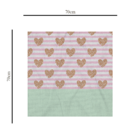 Centro De Mesa Love Dourado 70cm X 70cm Único