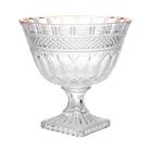 Centro De Mesa Lyor C/ Pé De Cristal E Fio De Ouro Brandon