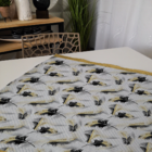 Centro De Mesa Penas Gold 70cm X 70cm Único