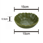 Centro De Mesa Petisqueira Banana Leaf Verde 15x5,5cm Lyor