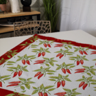 Centro De Mesa Pimentas 70cm X 70cm Único