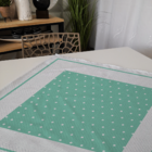 Centro De Mesa Poá Verde 70cm X 70cm Único