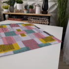 Centro De Mesa Quadrados Coloridos 70cm X 70cm Único