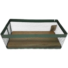 Centro De Mesa Retangular Verde Tela