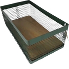 Centro De Mesa Retangular Verde Tela