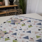 Centro De Mesa Triângulos 70cm X 70cm Único