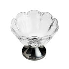 Centro De Mesa Vidro Com Pé Borboleta Black 28cm X 24cm - Wol