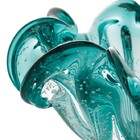 Centro De Mesa Vidro Murano Verde Turquesa 20cm - Jolitex