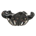 Centro De Mesa Wolff Italy De Vidro Preto E Rosé 21cm X 10cm