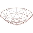 Centro Mesa 11x40x40cm Metal Rose