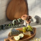 Centro Mesa Folha Com Rebaixe 3d 40x20cm