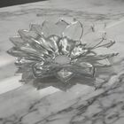 Centro Mesa Fruteira Formato Flor Pétala Transparente Dg0505