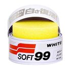 Cera Carnaúba Para Carros Brancos 350g Soft99 White Wax Clean