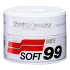 Cera Carnaúba Para Carros Brancos 350g Soft99 White Wax Clean