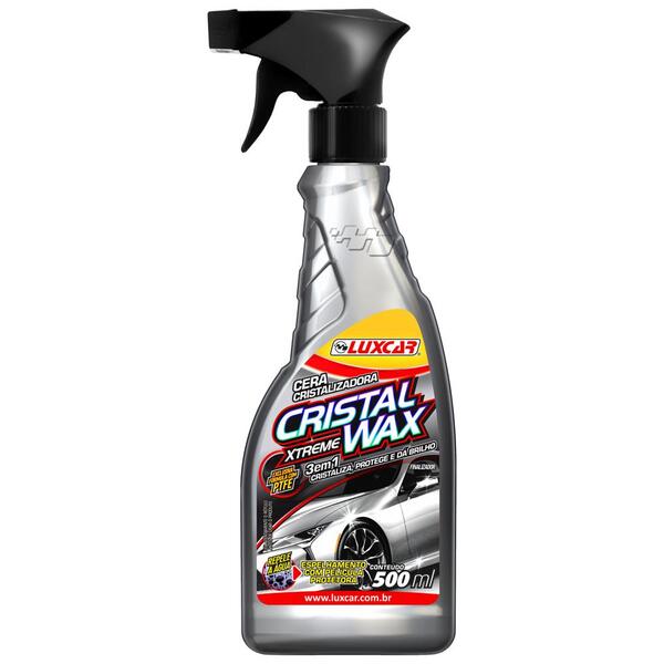 Cera Cristalizadora Líquida Luxcar Cristal Xtreme Wax 3 Em 1