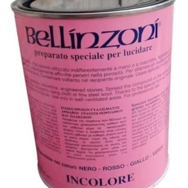 Cera Pasta Para Mármore Granito Preta 1300kg - Bellinzoni