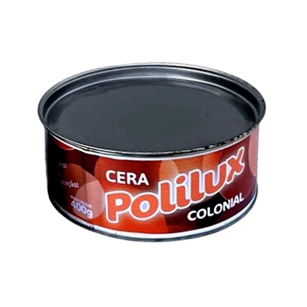 Cera Pastosa Polilux Para Móveis Madeira Lata Colonial 400g