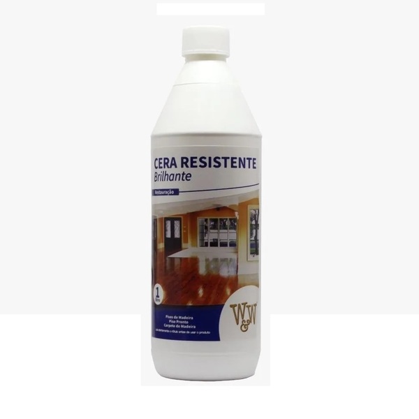 Cera Resistente Acabamento Brilhante Pronta Para Uso W&w