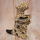 Cerâmica Etnia Waurá - Onça Com Filhote