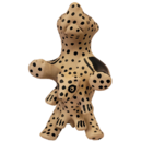 Cerâmica Etnia Waurá - Onça Com Filhote