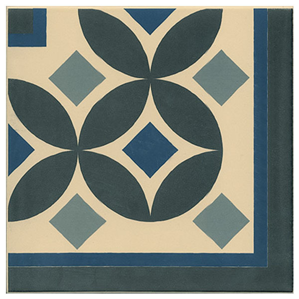 Cerâmica Hidráulica Borda Arredondada Acetinado Guell-3 20x20cm Colormix