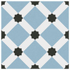 Cerâmica Hidráulica Borda Arredondada Acetinado Palau Celeste 20x20cm Colormix