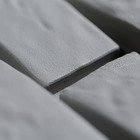 Cerca de Plástico Decorada Tijolo Cinza 17,50x45cm