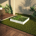 Cerca Madeira Ripada Branca 30X60cm